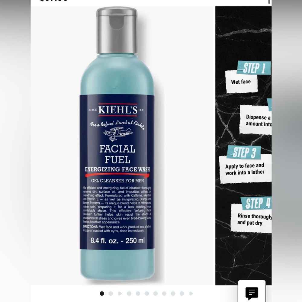 Kiehl's Facial Fuel Gel Cleanser
